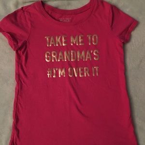 Pink Girls Short Sleeve Tee